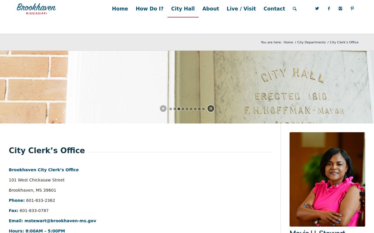 Lincoln County Brookhaven court docket city clerk source