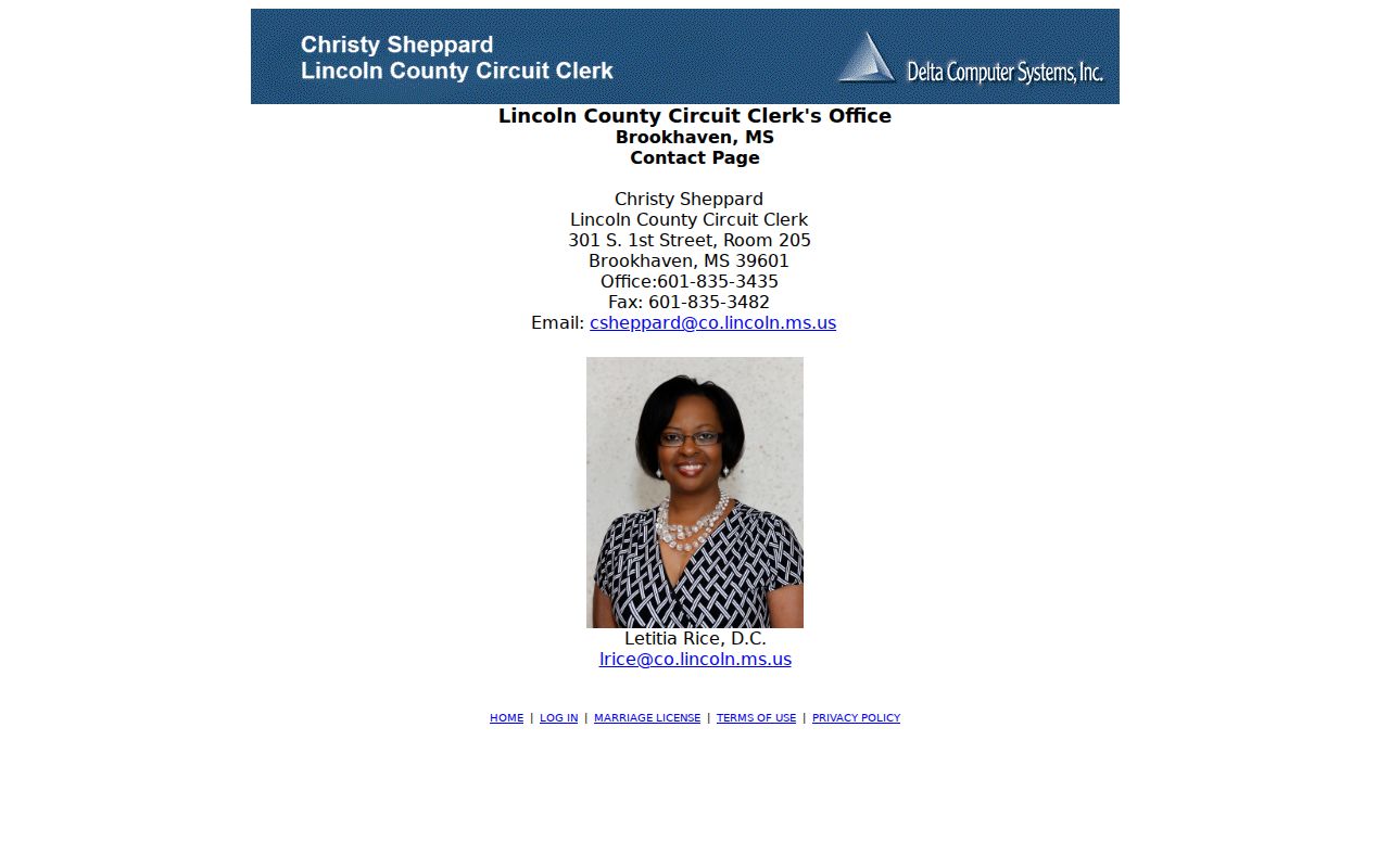 Lincoln County case search Circuit Clerk contact information