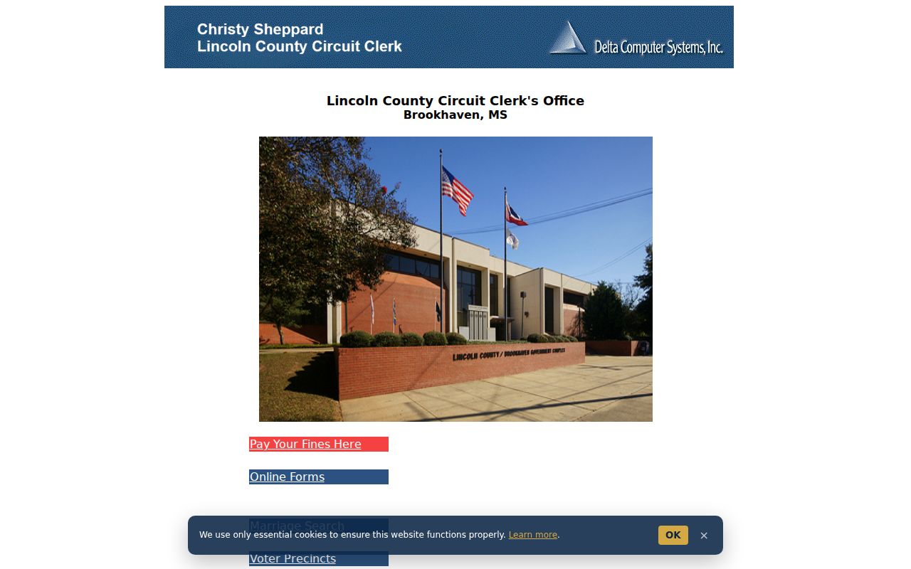 Lincoln County case search Circuit Clerk portal