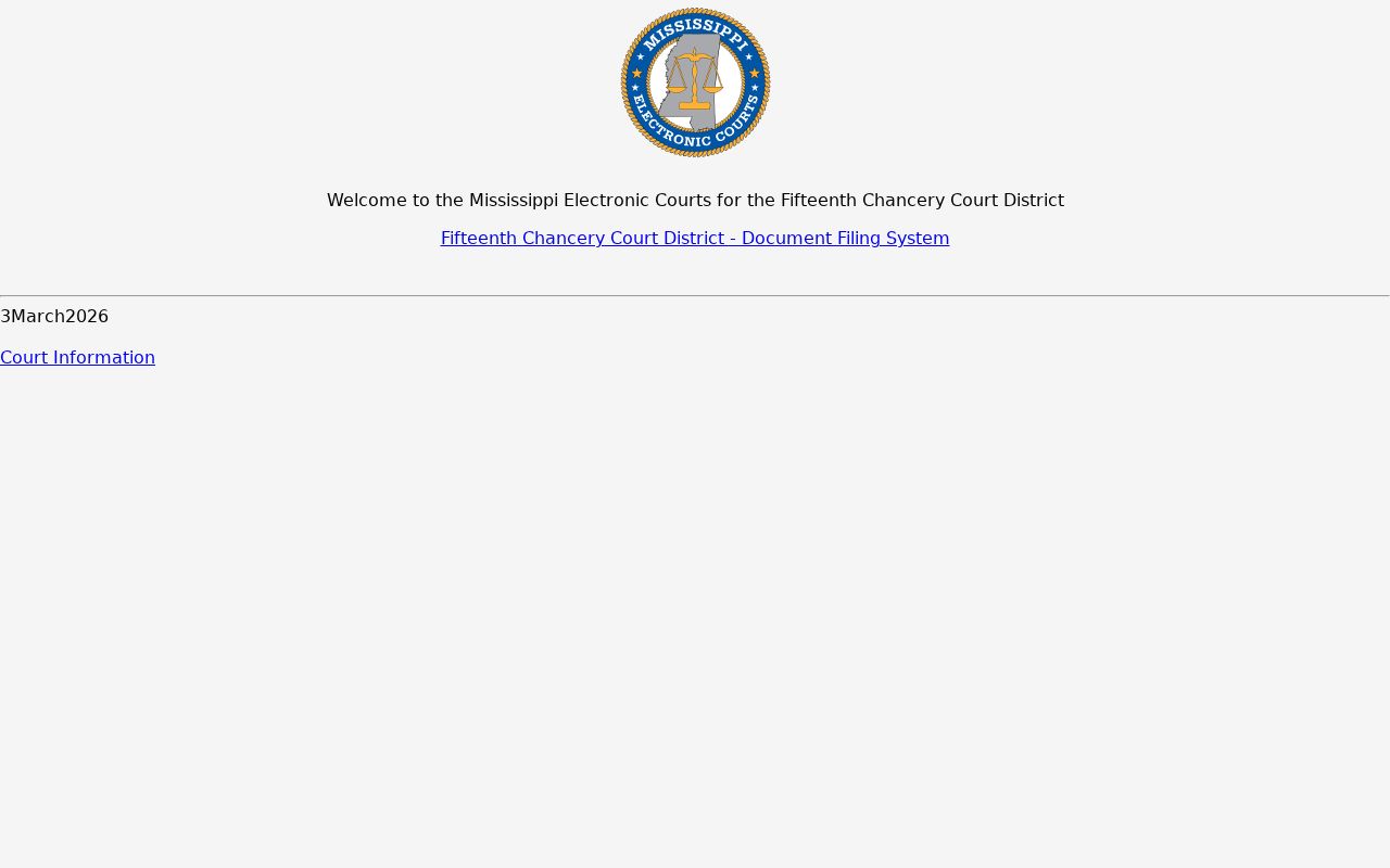 Lincoln County court dates Fifteenth Chancery electronic court information