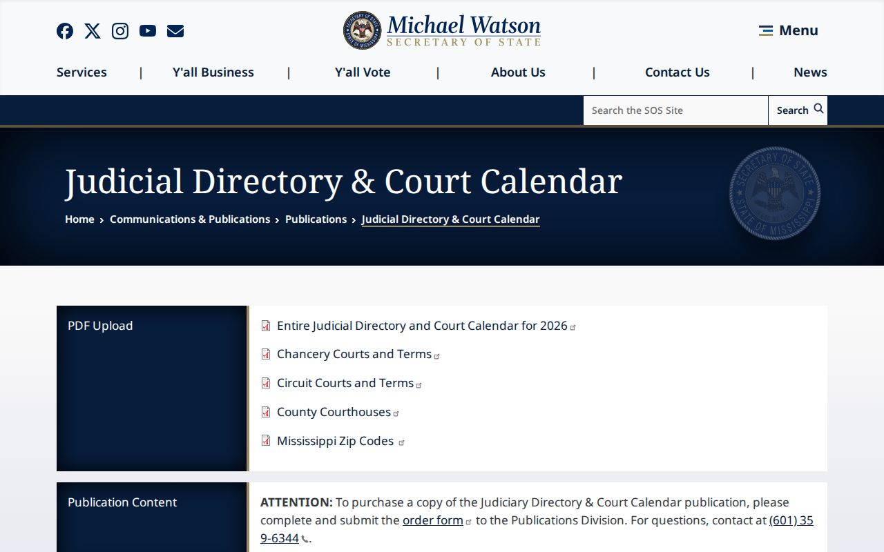 Lincoln County court docket state judicial directory information